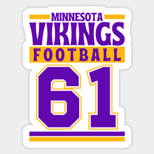 Minnesota Vikings 1961 American Football Edition 3 Sticker